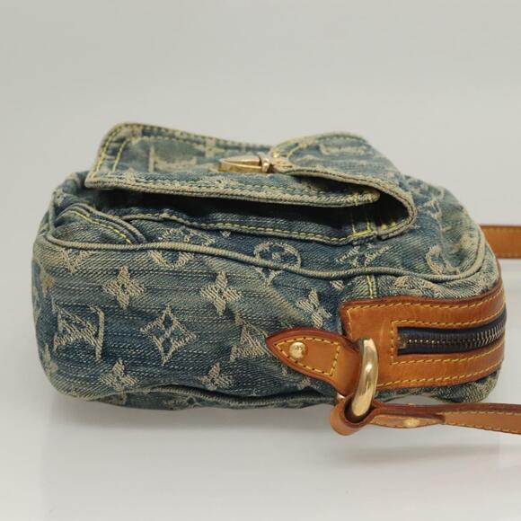 LOUIS VUITTON Monogram Denim Camera Bag Shoulder Bag Blue M95348 - Picture 3 of 16